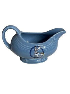FIESTA Bugs Bunny Blue Gravy Boat Warner Bros Looney Tunes Homer Laughlin China